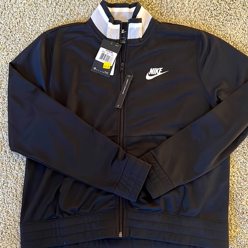 Nike black NWT zip up Medium